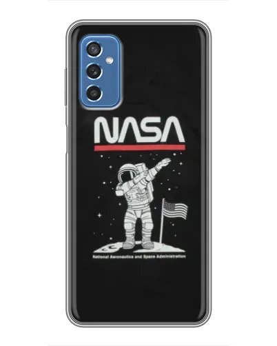 Чехол для Samsung Galaxy M52 5G (M526) с картинкой «NASA — шагаем по Луне» Чехол для Samsung Galaxy M52 5G (M526) с картинкой «NASA — шагаем по Луне»