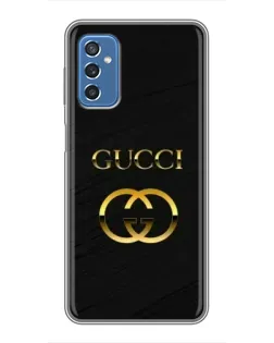 Чехол для Samsung Galaxy M52 5G (M526) с картинкой «Золотой логотип Gucci»