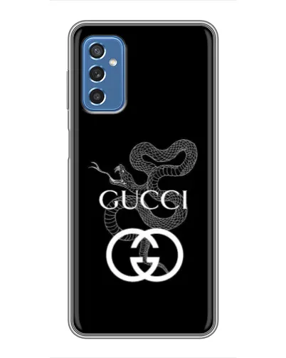 Чехол для Samsung Galaxy M52 5G (M526) с картинкой «Gucci — серебряная змея»