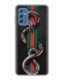 Чехол для Samsung Galaxy M52 5G (M526) с картинкой «Gucci — змея на полосе»
