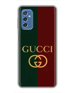 Чехол для Samsung Galaxy M52 5G (M526) с картинкой «Gucci — темно-зеленый градиент»