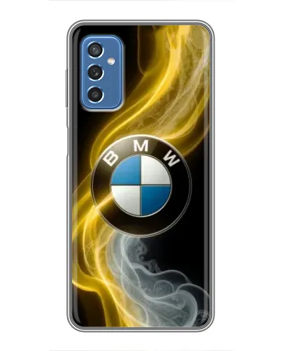 Чехол для Samsung Galaxy M52 5G (M526) с картинкой «Золотистый дым BMW» Чехол для Samsung Galaxy M52 5G (M526) с картинкой «Золотистый дым BMW»