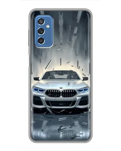 Чехол для Samsung Galaxy M52 5G (M526) с картинкой «BMW в свете фар» Чехол для Samsung Galaxy M52 5G (M526) с картинкой «BMW в свете фар»