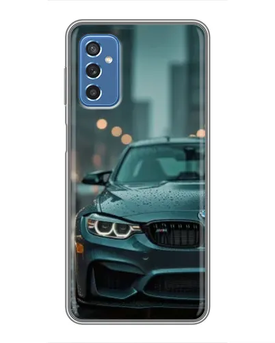 Чехол для Samsung Galaxy M52 5G (M526) с картинкой «BMW в огнях города» Чехол для Samsung Galaxy M52 5G (M526) с картинкой «BMW в огнях города»