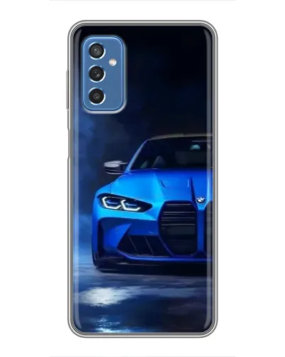 Чехол для Samsung Galaxy M52 5G (M526) с картинкой «Голубая BMW M4» Чехол для Samsung Galaxy M52 5G (M526) с картинкой «Голубая BMW M4»