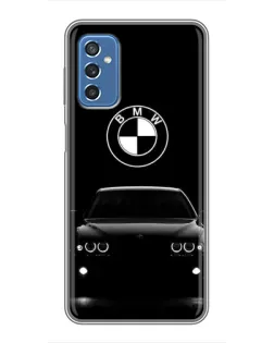 Чехол для Samsung Galaxy M52 5G (M526) с картинкой «BMW — взгляд из темноты»