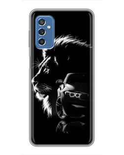 Чехол для Samsung Galaxy M52 5G (M526) с картинкой «BMW и лев»