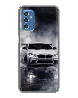 Чехол для Samsung Galaxy M52 5G (M526) с картинкой «BMW сквозь туман»