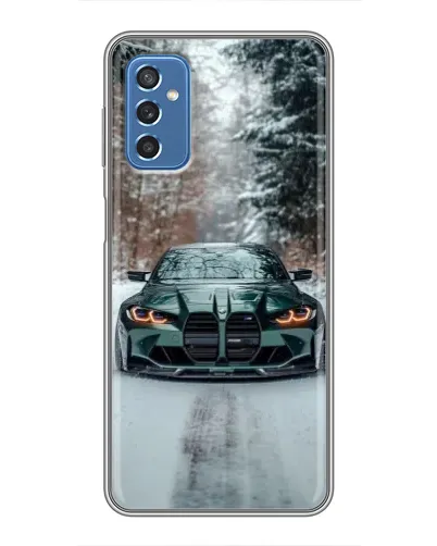 Чехол для Samsung Galaxy M52 5G (M526) с картинкой «BMW в зимнем лесу» Чехол для Samsung Galaxy M52 5G (M526) с картинкой «BMW в зимнем лесу»