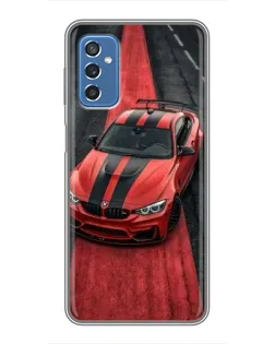 Чехол для Samsung Galaxy M52 5G (M526) с картинкой «BMW на красной дорожке»