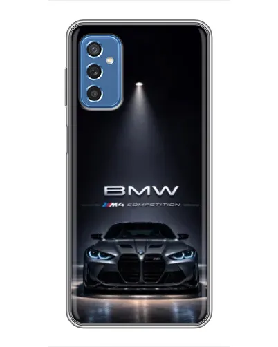 Чехол для Samsung Galaxy M52 5G (M526) с картинкой «BMW сквозь ночной город» Чехол для Samsung Galaxy M52 5G (M526) с картинкой «BMW сквозь ночной город»