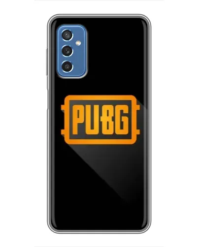 Чехол для Samsung Galaxy M52 5G (M526) с картинкой «PUBG — рамка лого»