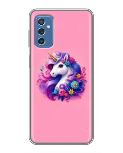 Чехол для Samsung Galaxy M52 5G (M526) с картинкой «Сказочный единорог»