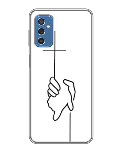Чехол для Samsung Galaxy M52 5G (M526) с картинкой «Рука держит»