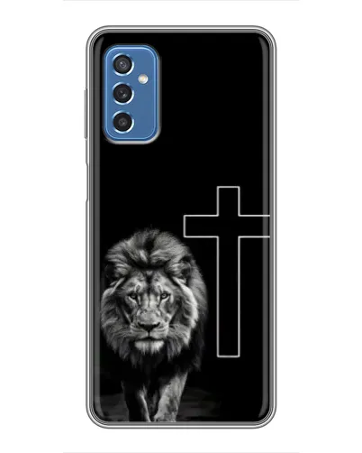 Чехол для Samsung Galaxy M52 5G (M526) с картинкой «Лев и Крест»