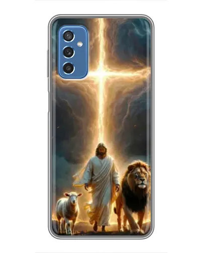 Чехол для Samsung Galaxy M52 5G (M526) с картинкой «Лев Иуды и Свет»