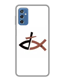 Чехол для Samsung Galaxy M52 5G (M526) с картинкой «Рыба и крест»