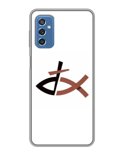 Чехол для Samsung Galaxy M52 5G (M526) с картинкой «Рыба и крест»