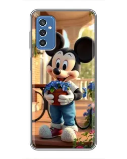 Чехол для Samsung Galaxy M52 5G (M526) с картинкой «Микки садовод»