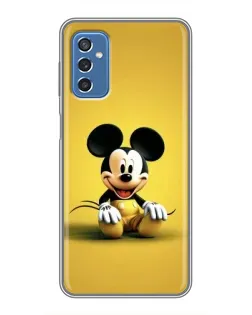 Чехол для Samsung Galaxy M52 5G (M526) с картинкой «Микки на желтом»