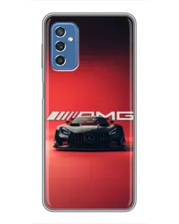 Чехол для Samsung Galaxy M52 5G (M526) с картинкой «Mercedes AMG — красная линия»