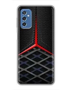 Чехол для Samsung Galaxy M52 5G (M526) с картинкой «Mercedes Carbon Grid»