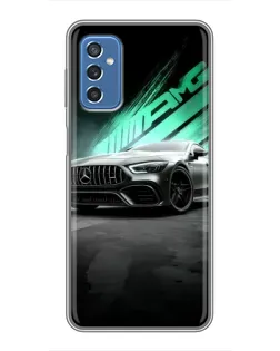 Чехол для Samsung Galaxy M52 5G (M526) с картинкой «Темный Mercedes AMG»
