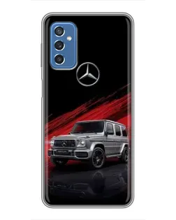 Чехол для Samsung Galaxy M52 5G (M526) с картинкой «Mercedes G-Class красный»