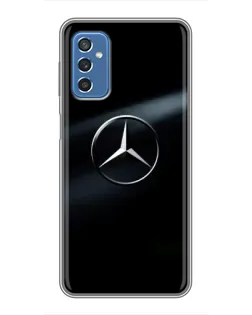 Чехол для Samsung Galaxy M52 5G (M526) с картинкой «Mercedes на металле»
