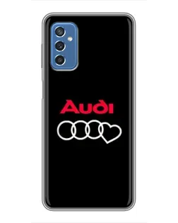 Чехол для Samsung Galaxy M52 5G (M526) с картинкой «Логотип Audi Heart» Чехол для Samsung Galaxy M52 5G (M526) с картинкой «Логотип Audi Heart»