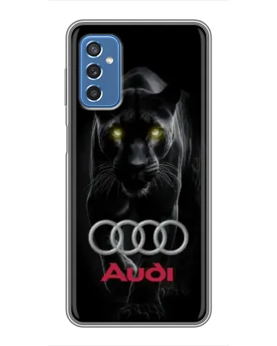 Чехол для Samsung Galaxy M52 5G (M526) с картинкой «Пантера и Audi» Чехол для Samsung Galaxy M52 5G (M526) с картинкой «Пантера и Audi»