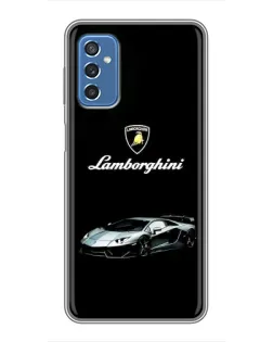 Чехол для Samsung Galaxy M52 5G (M526) с картинкой «Логотип Lamborghini классика»