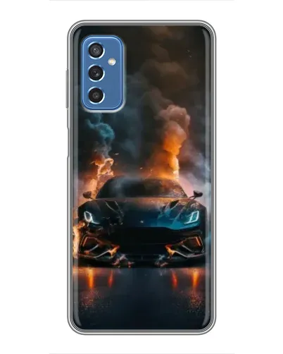 Чехол для Samsung Galaxy M52 5G (M526) с картинкой «Lamborghini дымная эстетика»