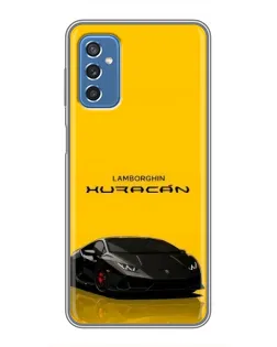 Чехол для Samsung Galaxy M52 5G (M526) с картинкой «Lamborghini Huracan черный»