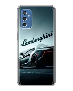 Чехол для Samsung Galaxy M52 5G (M526) с картинкой «Классическая надпись Lamborghini»