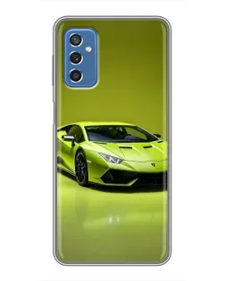 Чехол для Samsung Galaxy M52 5G (M526) с картинкой «Салатовый Lamborghini Huracan»