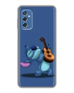 Чехол для Samsung Galaxy M52 5G (M526) с картинкой «Стич с укулеле»