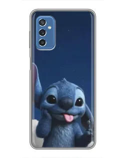 Чехол для Samsung Galaxy M52 5G (M526) с картинкой «Стич в облаках»