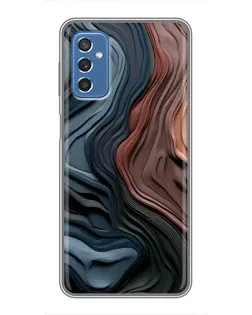 Чехол для Samsung Galaxy M52 5G (M526) с картинкой «Цветные волны каньона»