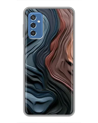 Чехол для Samsung Galaxy M52 5G (M526) с картинкой «Цветные волны каньона»
