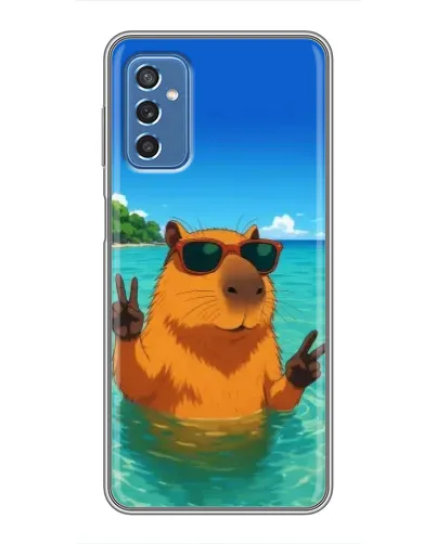 Чехол для Samsung Galaxy M52 5G (M526) с картинкой «Морская капибара» Чехол для Samsung Galaxy M52 5G (M526) с картинкой «Морская капибара»
