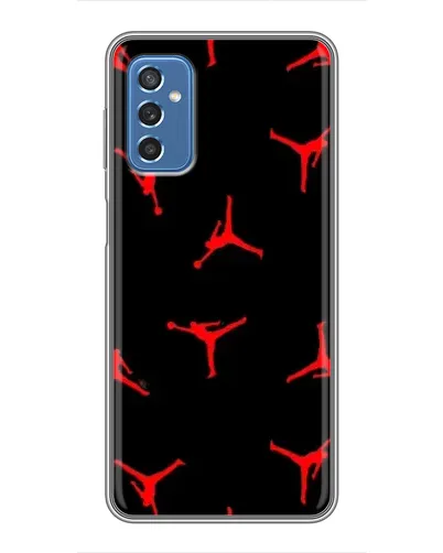 Чохол для Samsung Galaxy M52 з картинкою «Jordan Red Pattern»
