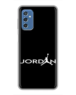 Чохол для Samsung Galaxy M52 з картинкою «Jordan White Logo» Чохол для Samsung Galaxy M52 з картинкою «Jordan White Logo»