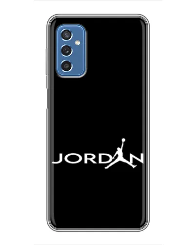 Чохол для Samsung Galaxy M52 з картинкою «Jordan White Logo»
