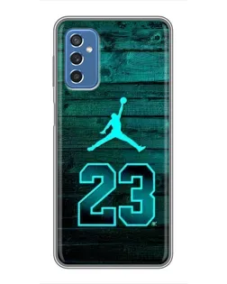 Чохол для Samsung Galaxy M52 з картинкою «Jordan Cyan 23» Чохол для Samsung Galaxy M52 з картинкою «Jordan Cyan 23»