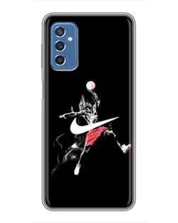 Чохол для Samsung Galaxy M52 з картинкою «Jordan Jumpman» Чохол для Samsung Galaxy M52 з картинкою «Jordan Jumpman»