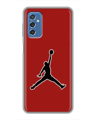 Чохол для Samsung Galaxy M52 з картинкою «Jordan Red Back»