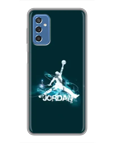Чохол для Samsung Galaxy M52 з картинкою «Jordan Blue Fire»