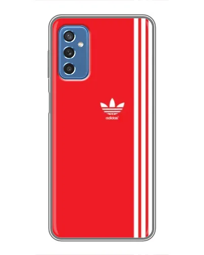 Чохол для Samsung Galaxy M52 з картинкою «Червоний мінімалізм Adidas»