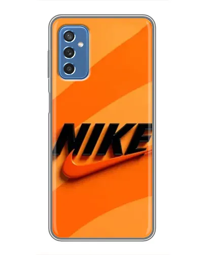 Чохол для Samsung Galaxy M52 з картинкою «Помаранчевий драйв Nike»